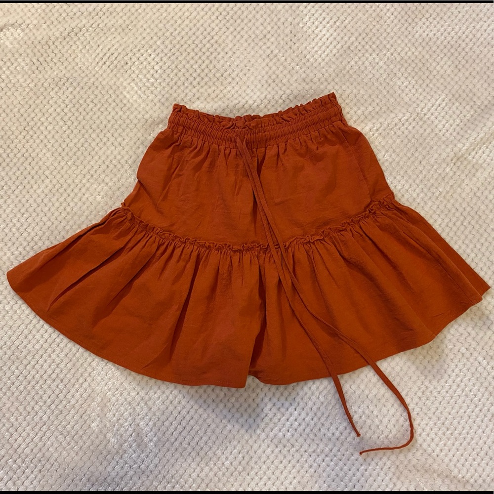 Orange skirt